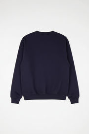 Navy Crewneck — Fleece, No Tag, Portrait Layout