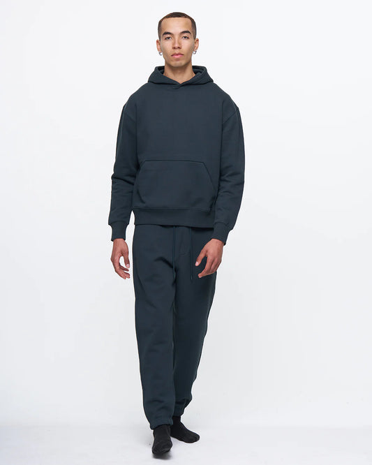 14 OZ Dark Green Heavyweight Fleece SweatSuit