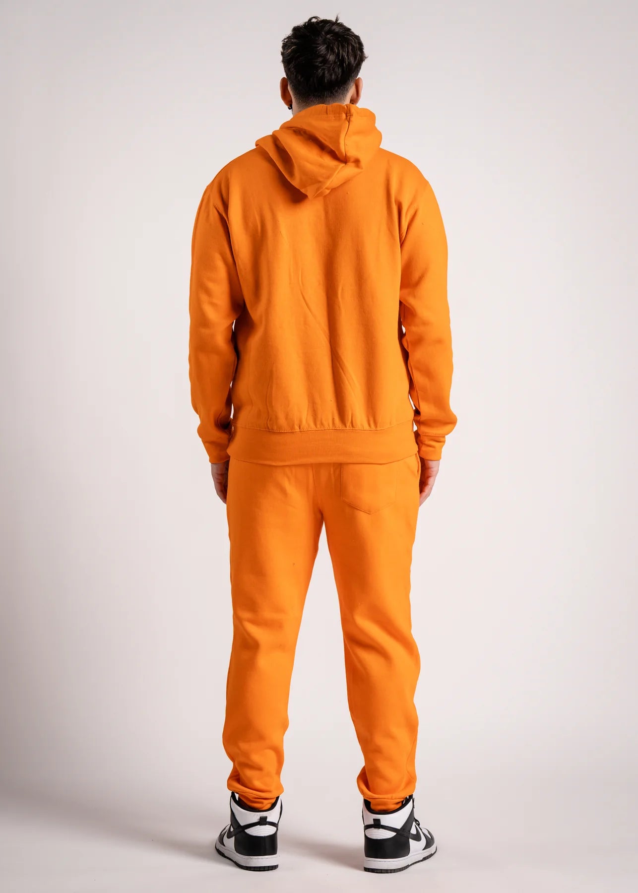 10 OZ Orange Heavy Blend Fleece Sweatsuit