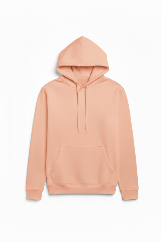 Peach Hoodie — Sky Blue Layout Match