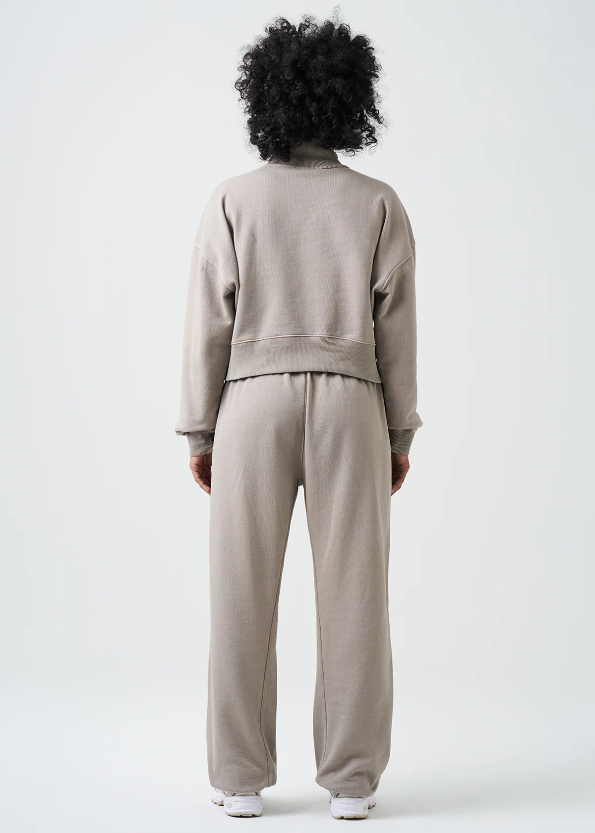 Pigment Stone 14 Ounce French Terry Garment Dyed Mock Neck Sweatsuit