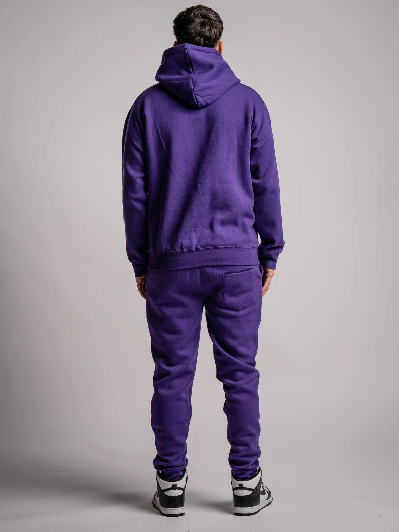 10 OZ Blank Purple Heavyweight Sweatsuit