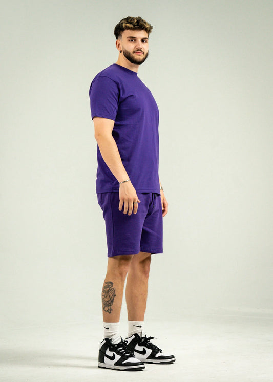 Purple T-Shirt and Short Set