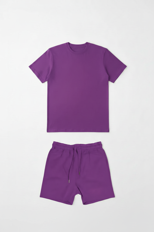 Purple Kids Short Set
