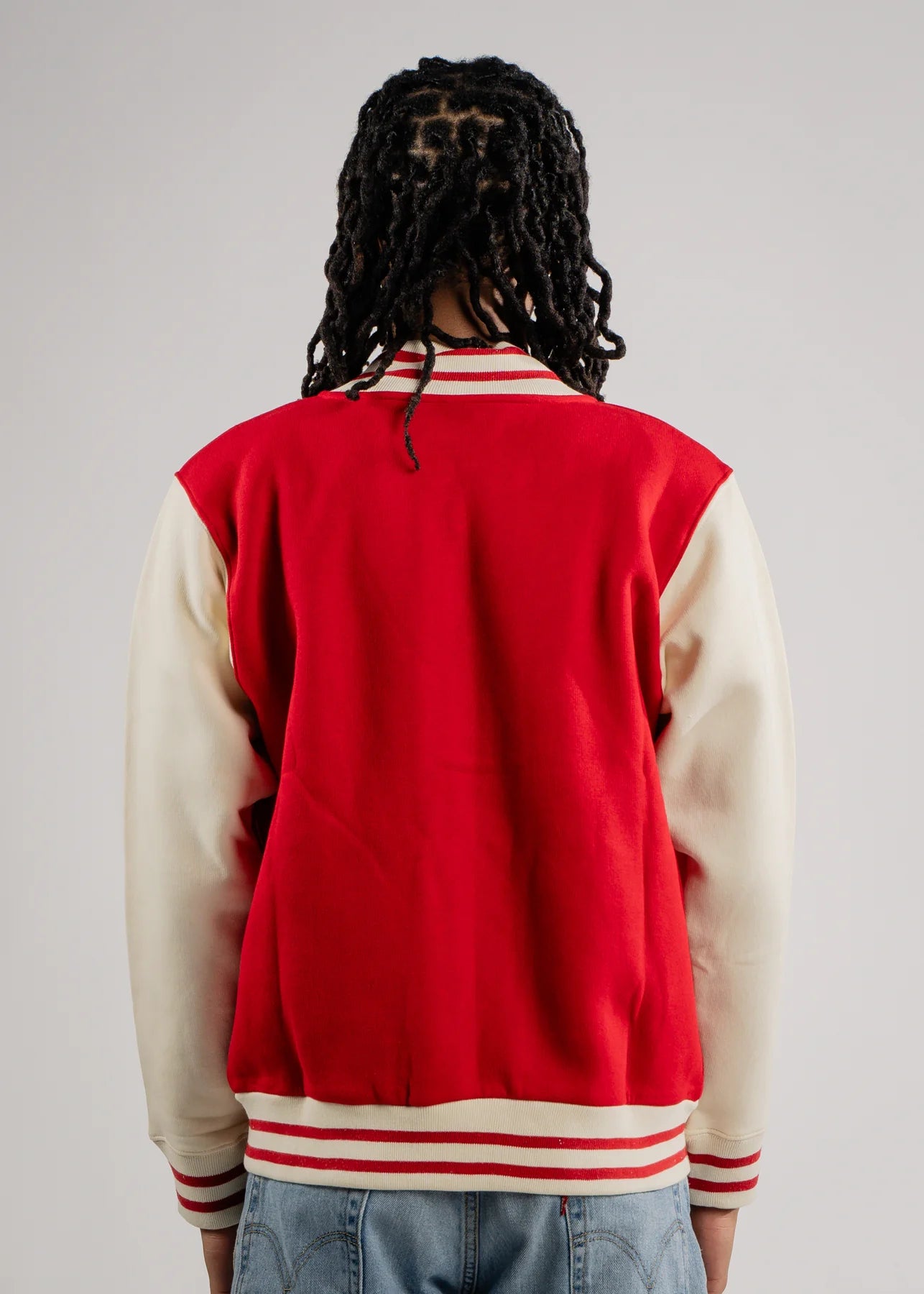 Red Varsity Heavy Blend Fleece SweatShirt