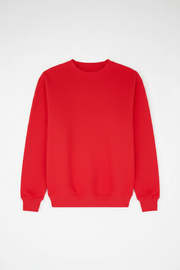 Red Crewneck — No Tag