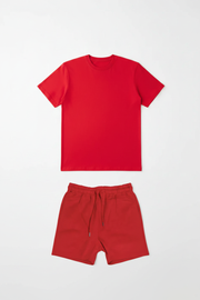 Red Kids Short Set - Perfect Lay
