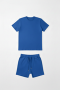 Royal Blue Kids Short Set
