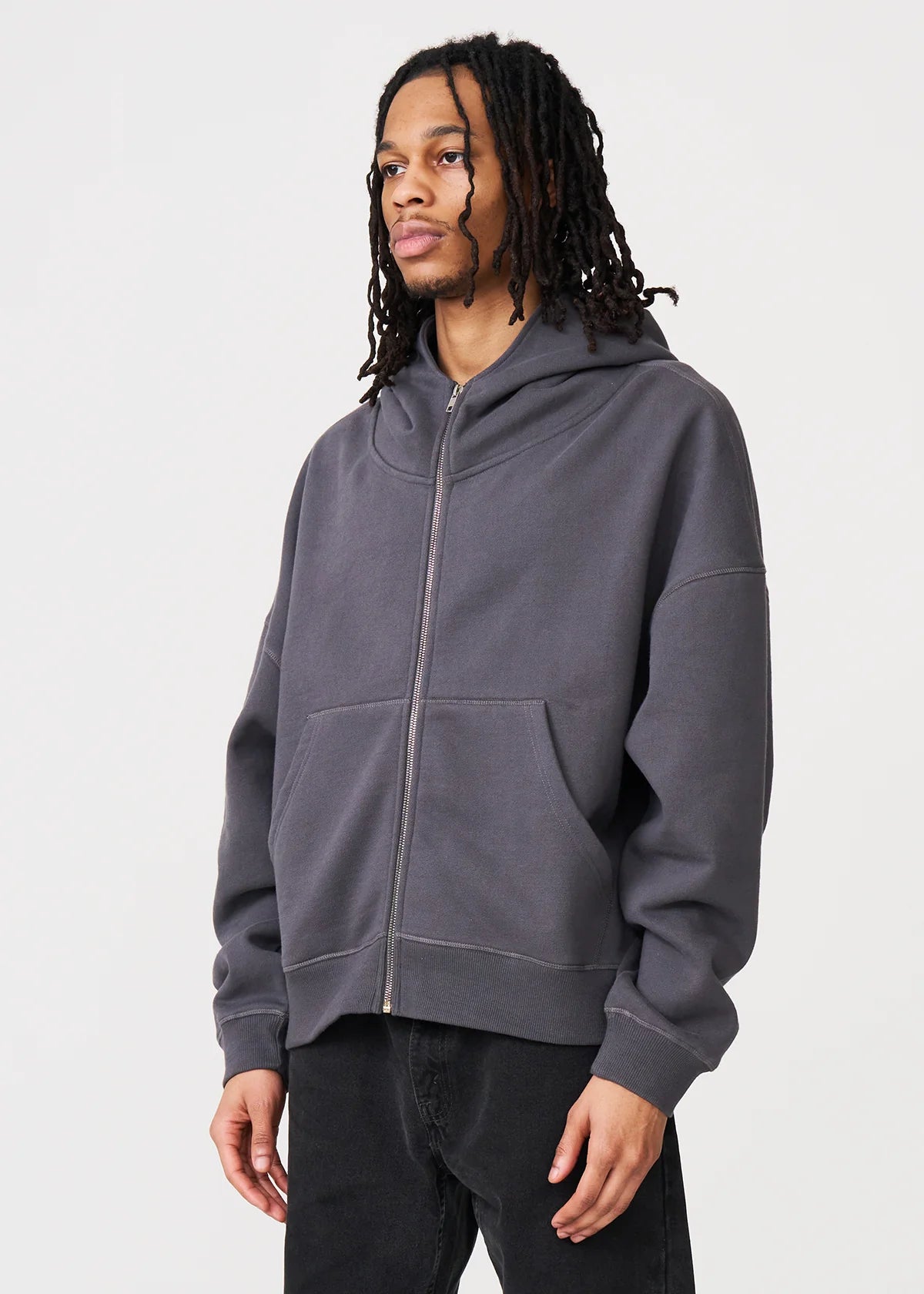 14 OZ Shadow Full-Zip Fleece Hoodie