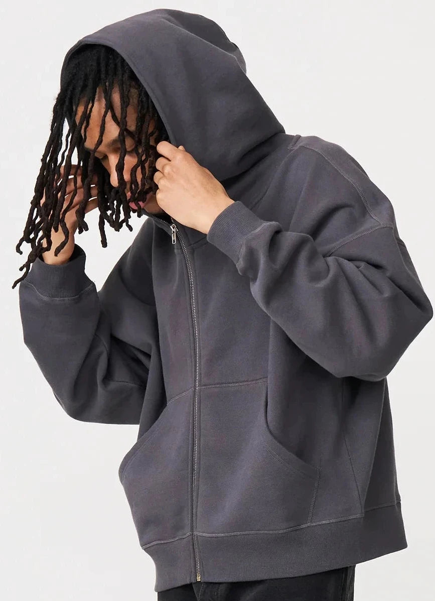 14 OZ Shadow Full-Zip Fleece Hoodie