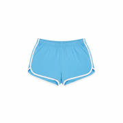 Sky Blue Track Short Flat Lay