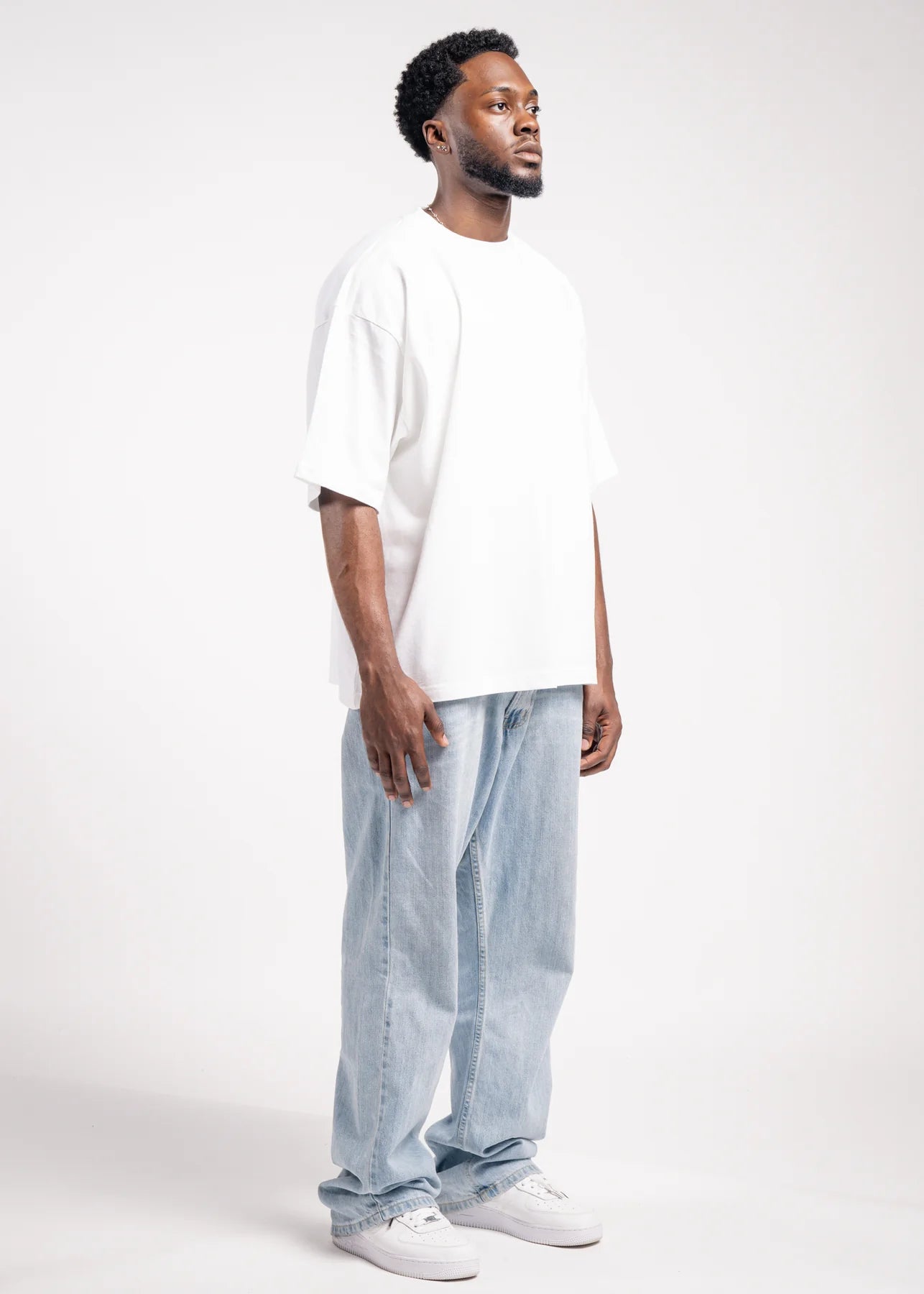 White Heavyweight Oversized T-Shirt