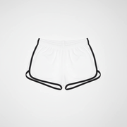 White Track Short Flat Lay