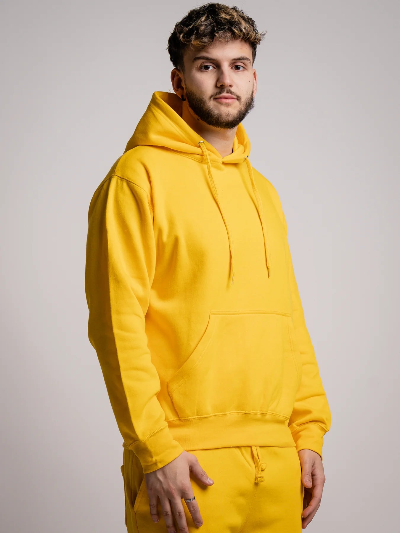 10 OZ Yellow Heavyweight Hoodie