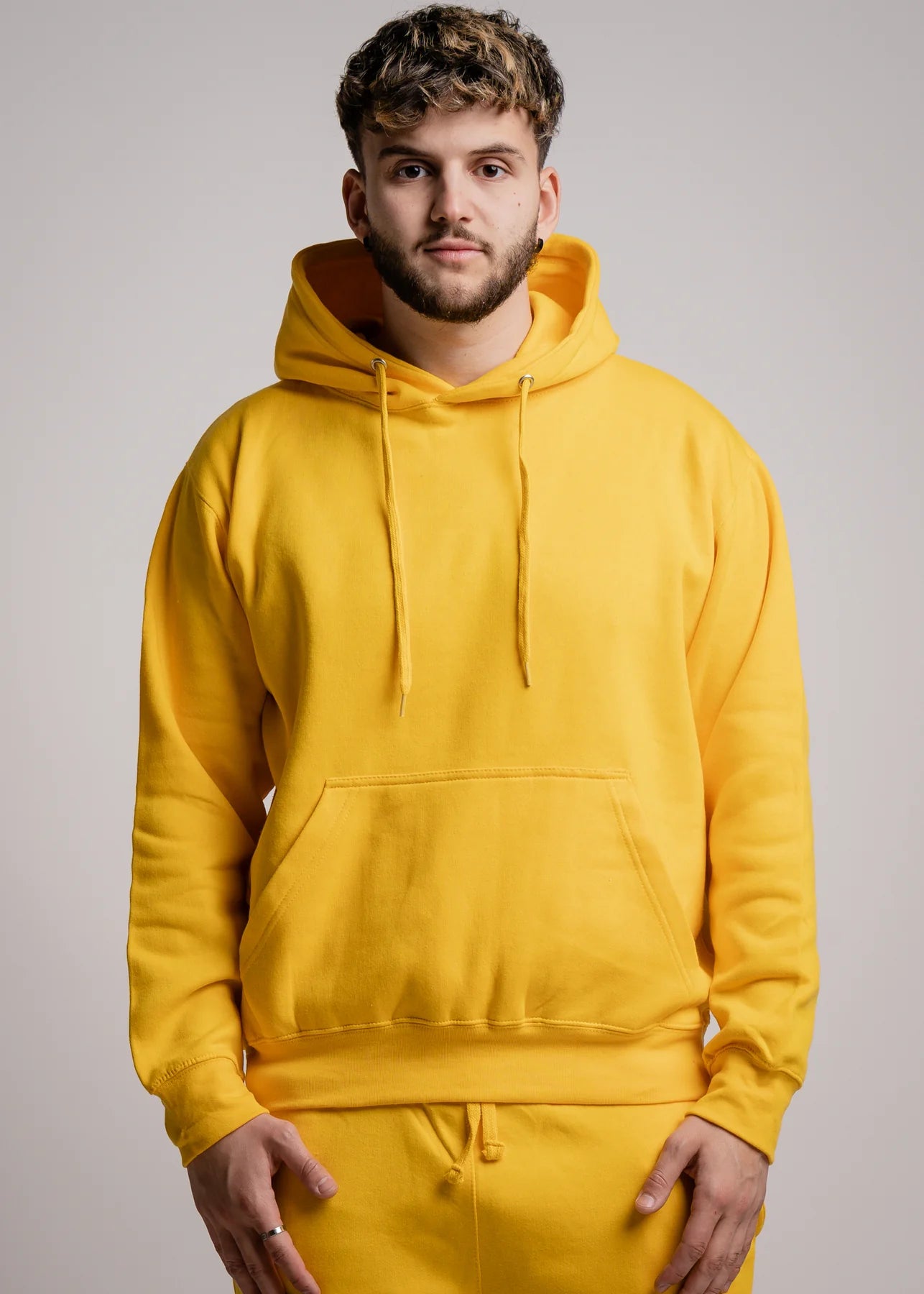 10 OZ Yellow Heavyweight Hoodie
