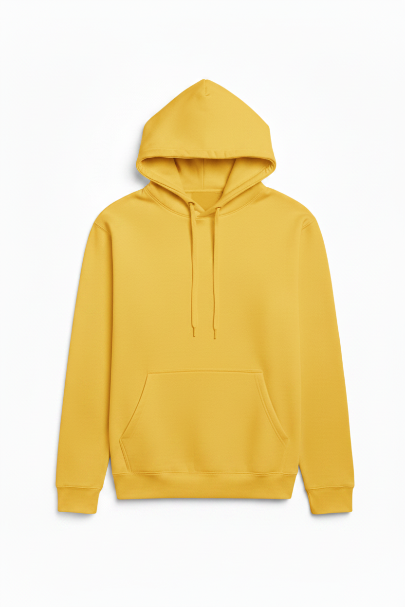 Yellow Hoodie — Sky Blue Layout Match