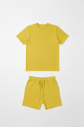 Yellow Kids Short Set