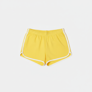 Yellow Track Short Flat Lay