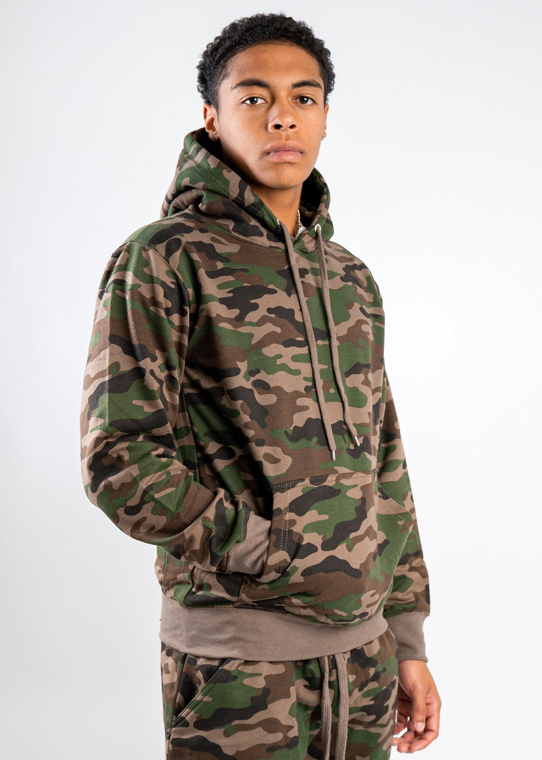 10 OZ Blank Camo Heavyweight Hoodie