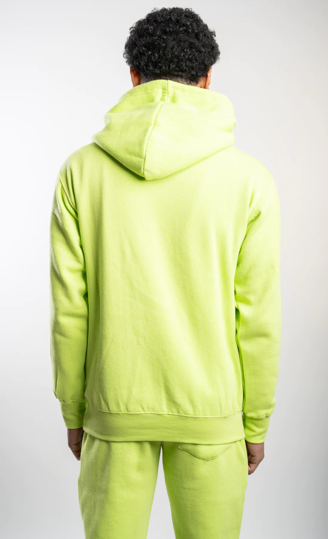 10 OZ Lime Green Heavy Blend Fleece SweatSuit