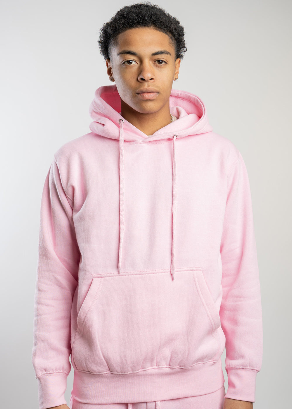 10 OZ Light Pink Heavyweight Hoodie