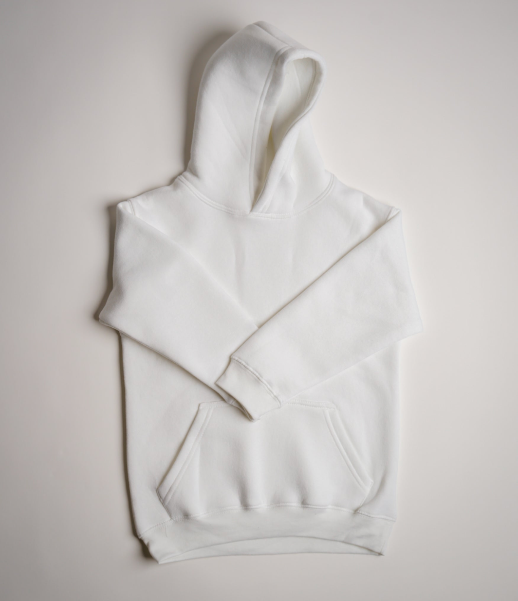 Kids 10 OZ White Soft Fleece Sweatsuit