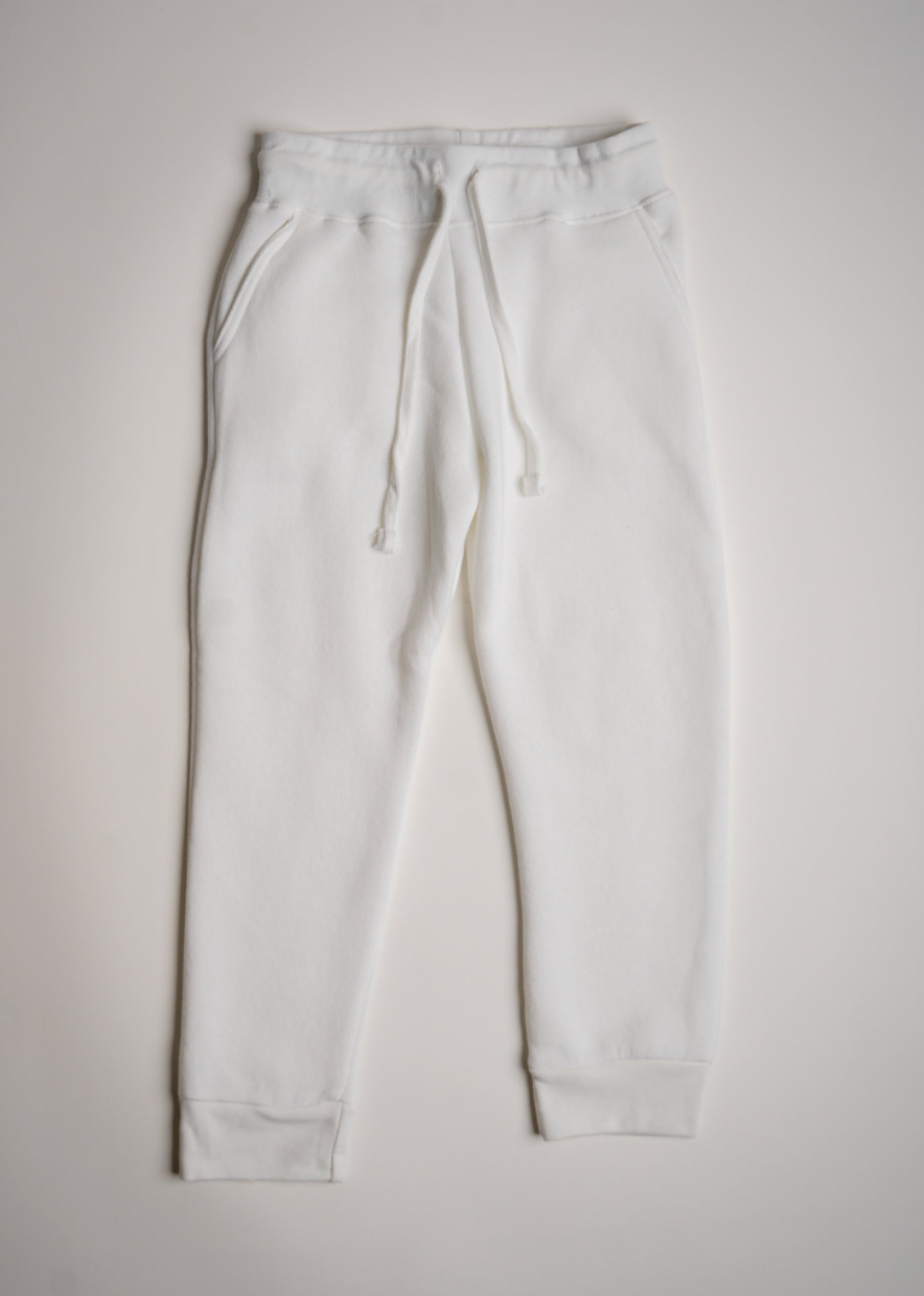 Kids 10 OZ White Soft Fleece Sweatsuit