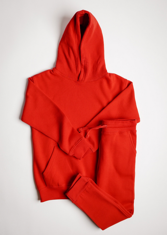 Red Heavy Blend Kids SweatSuit