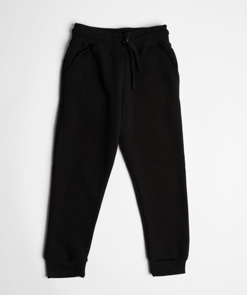 Kids 10 OZ Black Soft Fleece Sweatsuit