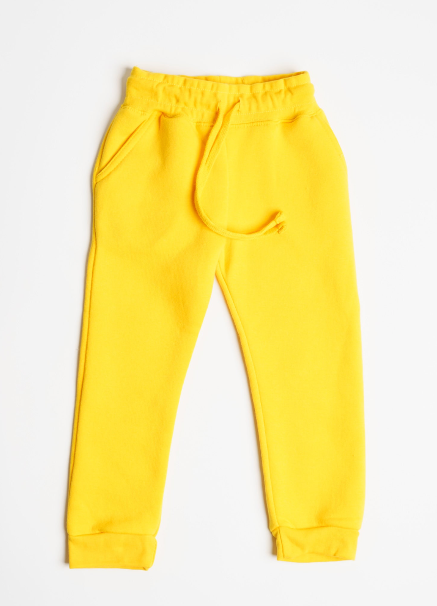 Kids 10 OZ Yellow Soft Fleece Sweatsuit
