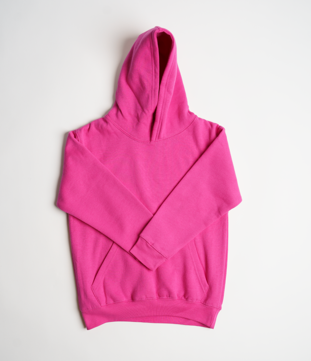 Kids 10 OZ Hot Pink Soft Fleece Sweatsuit