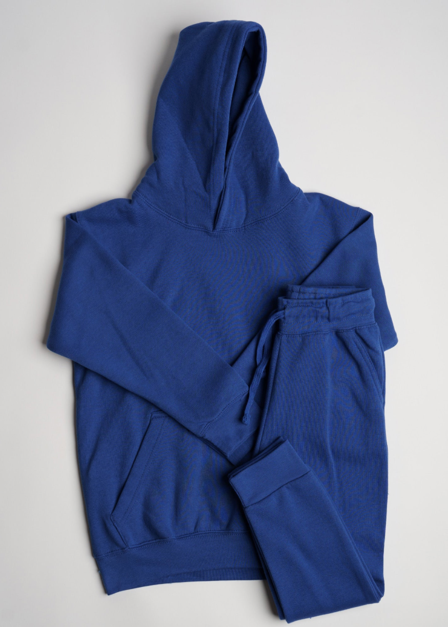 Kids 10 OZ Royal Blue Soft Fleece Sweatsuit
