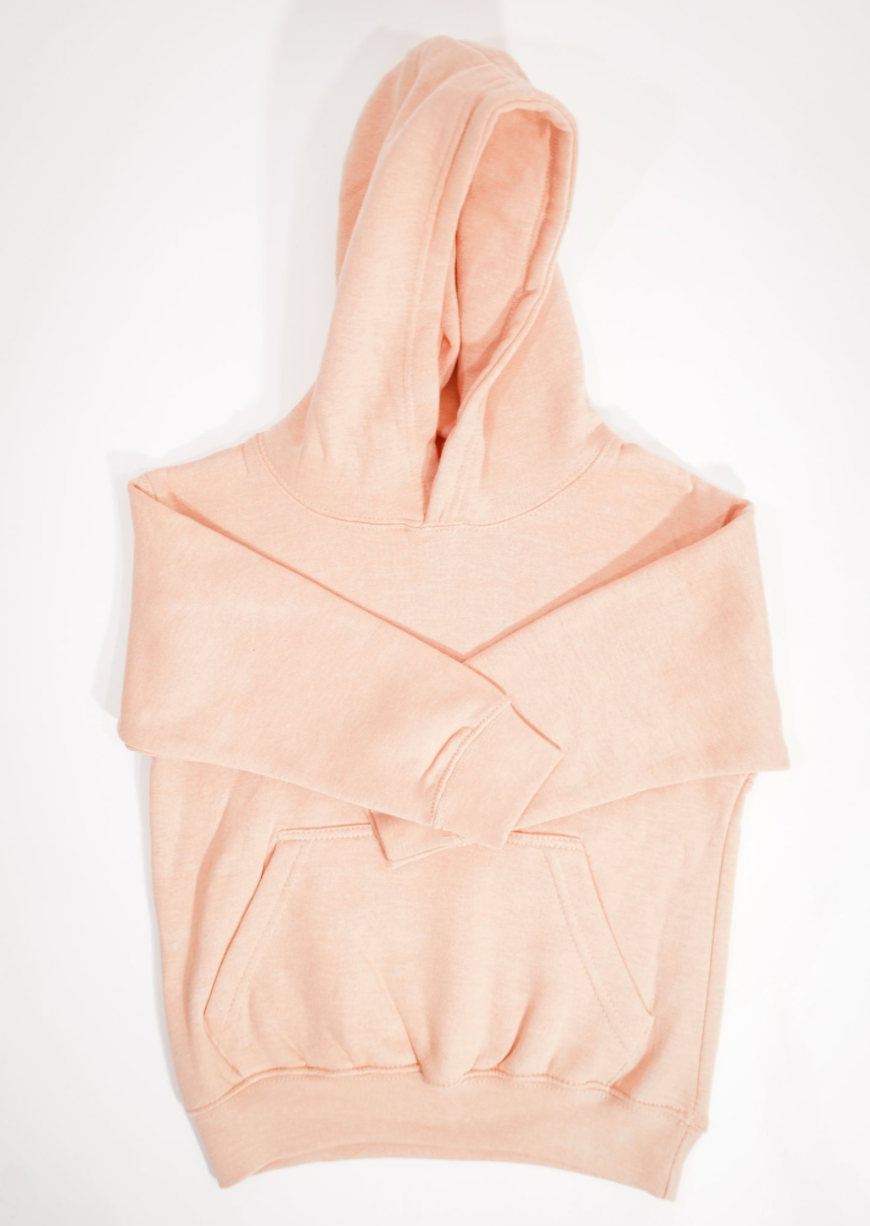 Peach 10 OZ Soft Fleece Kids Sweatsuit