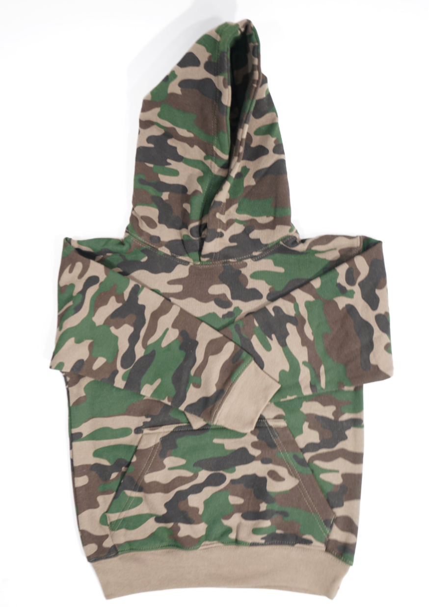 Kids 10 OZ Camo Soft Fleece Sweatsuit