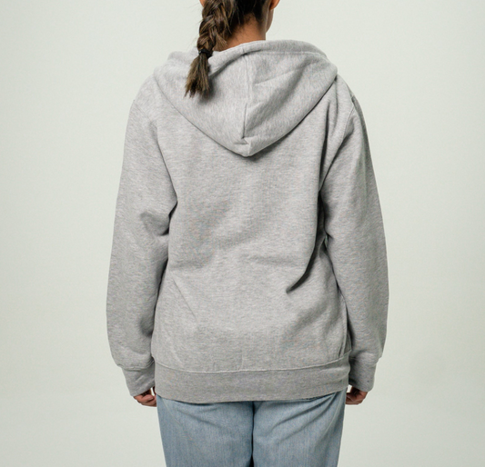 Gray Women's Heavy Blend Full-Zip Hooded SweatShirt