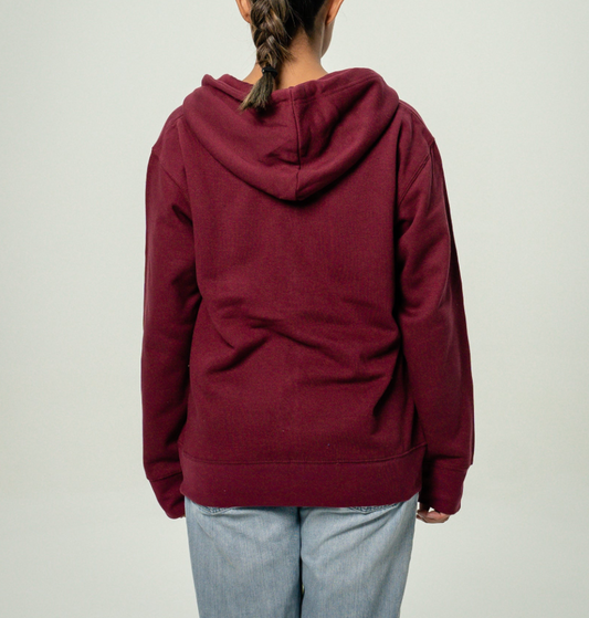 Maroon Women's Heavy Blend Full-Zip Hooded SweatShirt