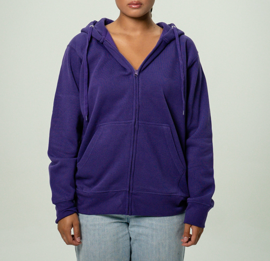 Purple Women's Heavy Blend Full-Zip Hooded SweatShirt