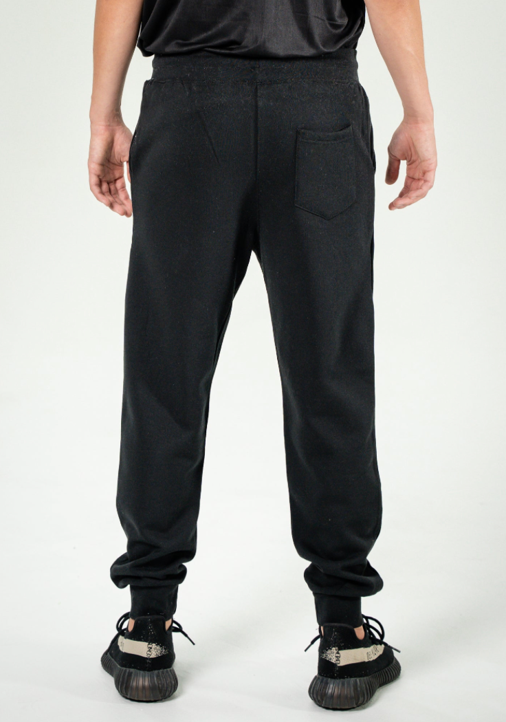 10 OZ Black Heavy Blend Fleece Sweatpant