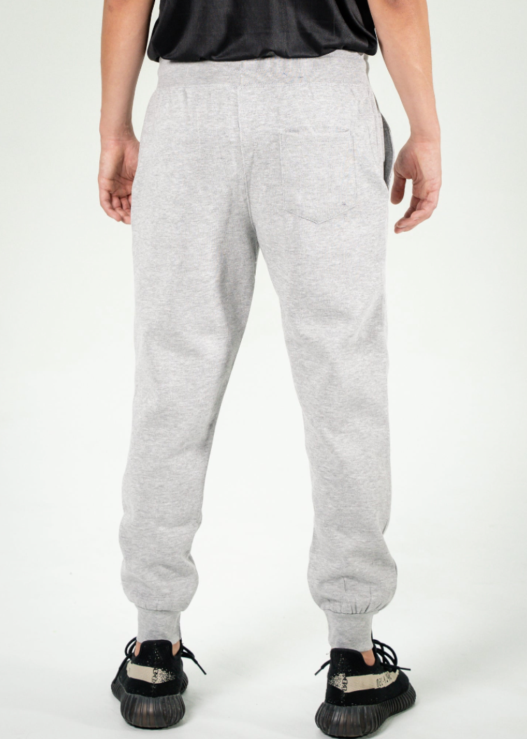 10 OZ Gray Heavy Blend Fleece Sweatpant