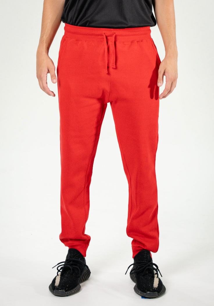 Red Heavy Blend Fleece Sweatpant – BLANK KINGDOM