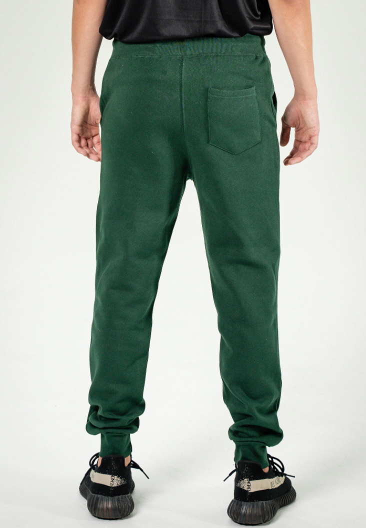 10 OZ Hunter Green Heavy Blend Fleece Sweatpant