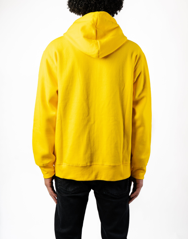 10 OZ Yellow Fleece Zip-Up Hoodie