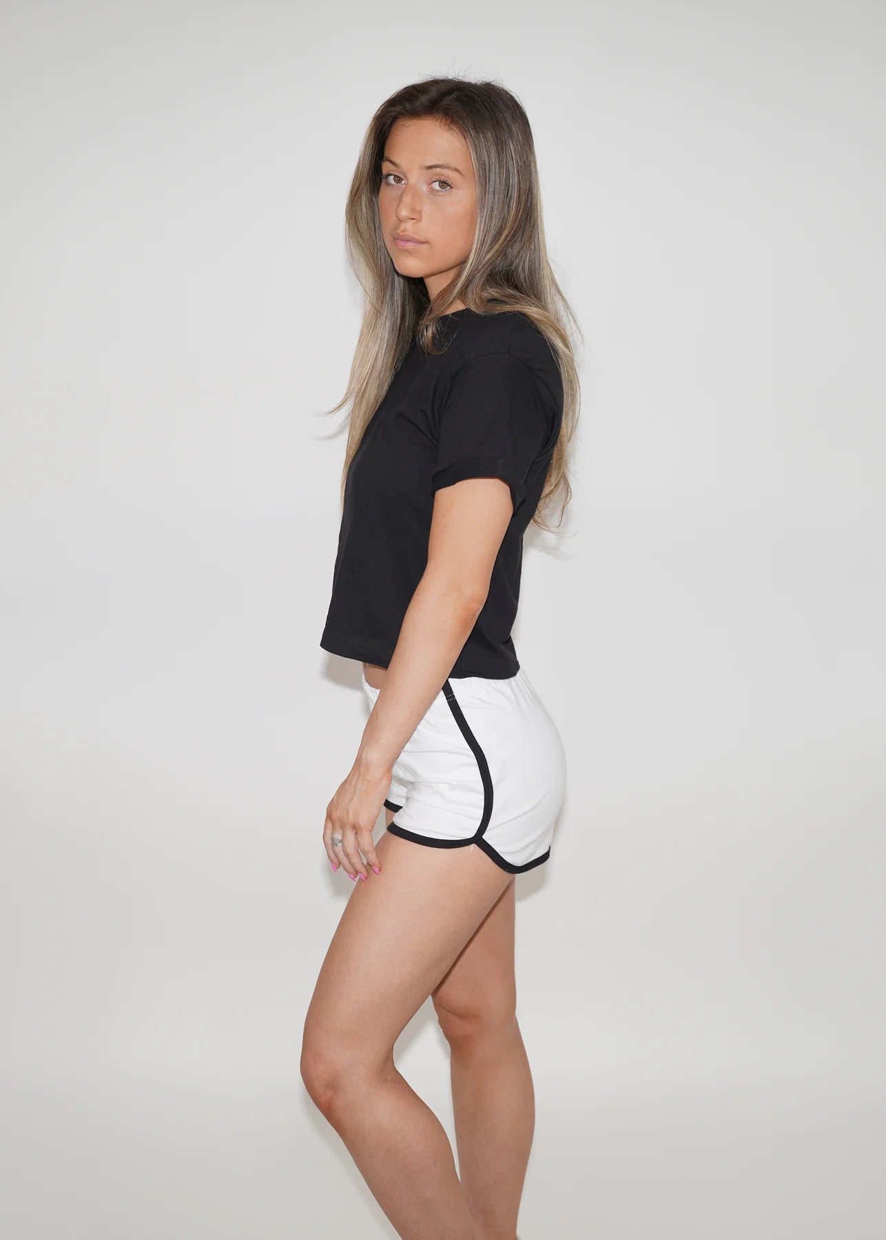 White Track Short