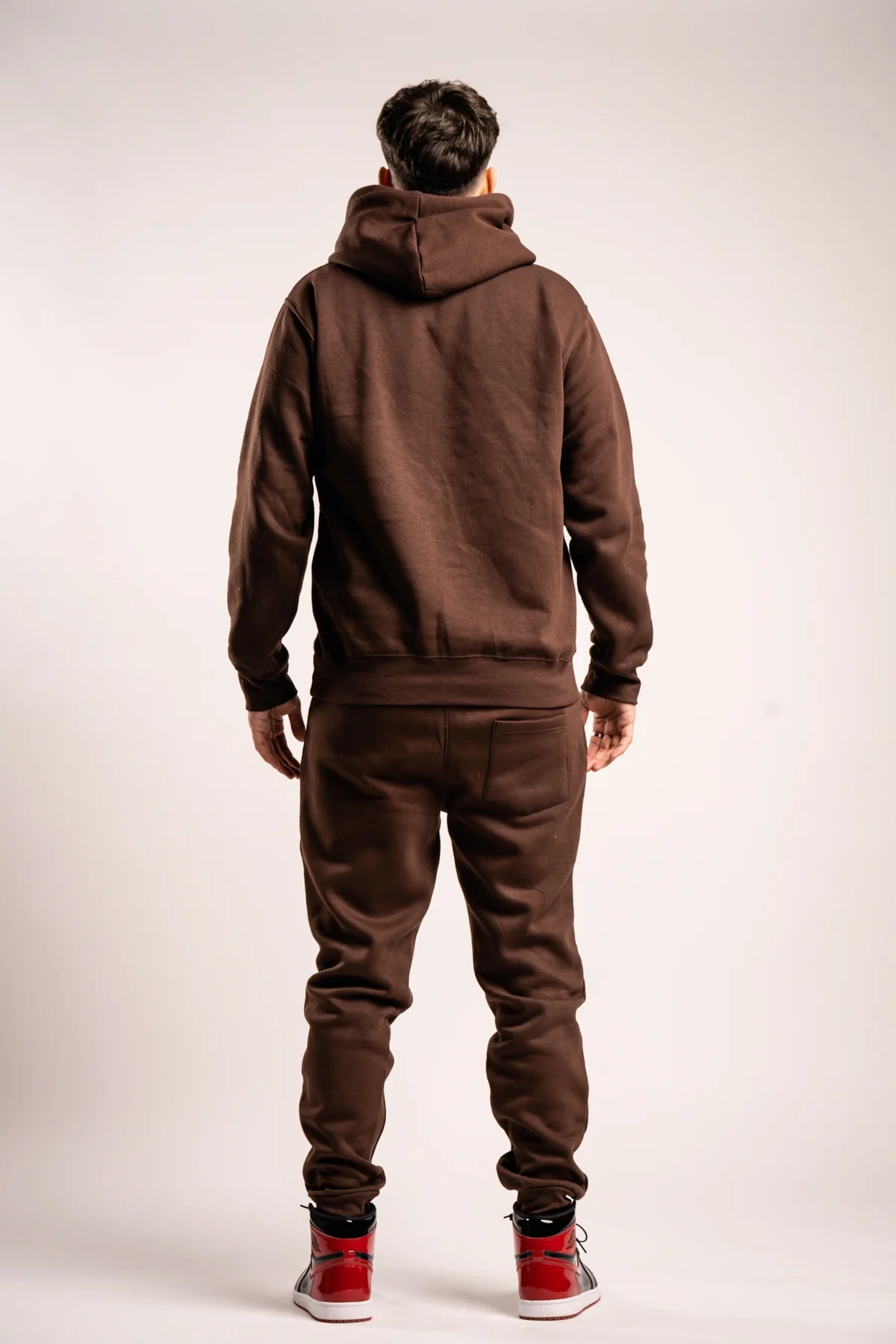 10 OZ Blank Brown Heavyweight Sweatsuit