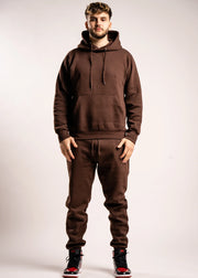 10 OZ Blank Brown Heavyweight Sweatsuit