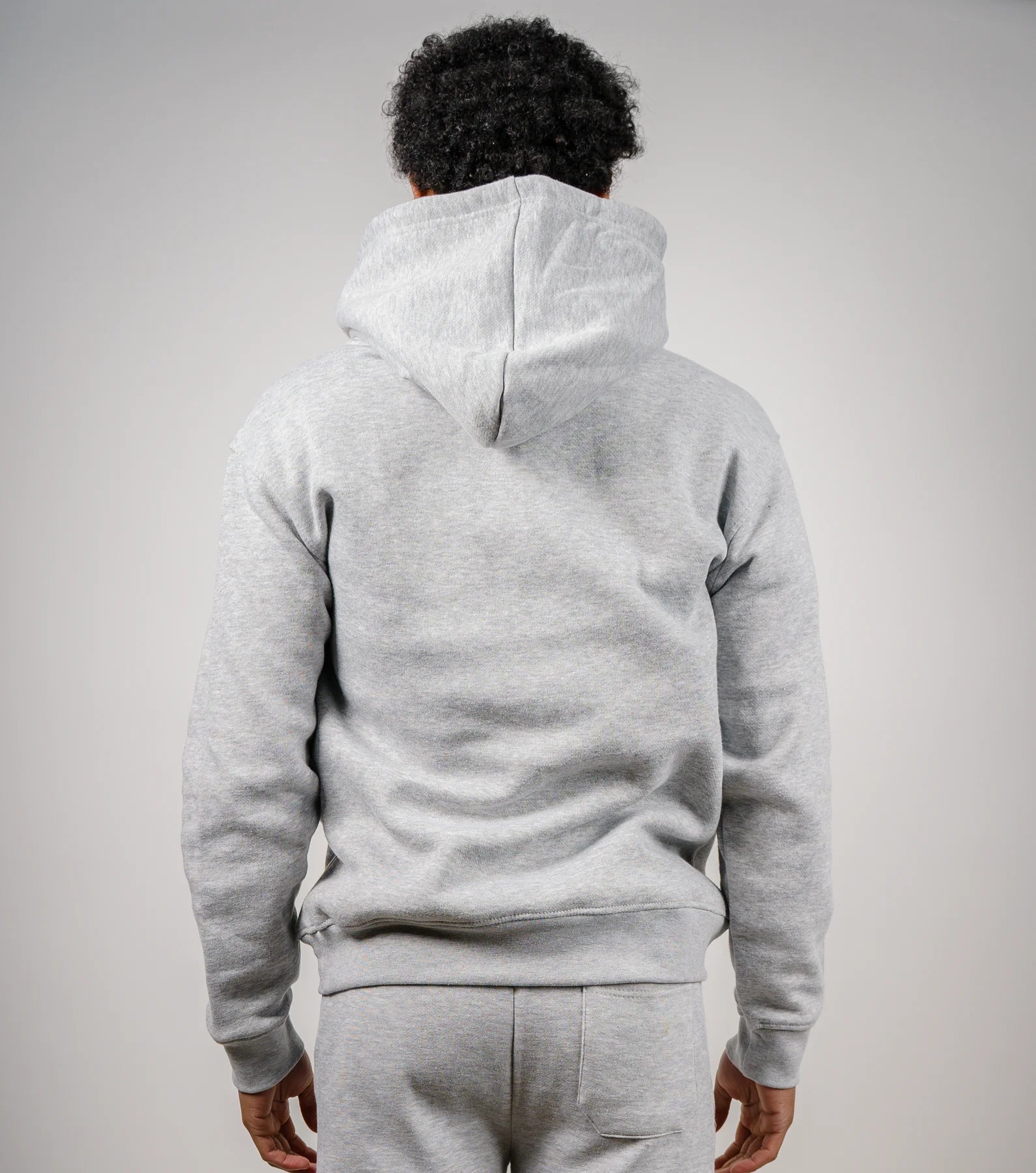 Gray Tight Fleece Sweatsuit