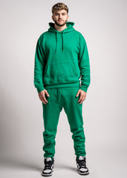 10 OZ Kelly Green Heavy Blend Fleece Sweatsuit