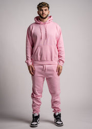 10 OZ Blank Light Pink Heavyweight Sweatsuit