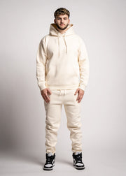 10 OZ Off-White Heavy Blend Fleece Sweatsuit