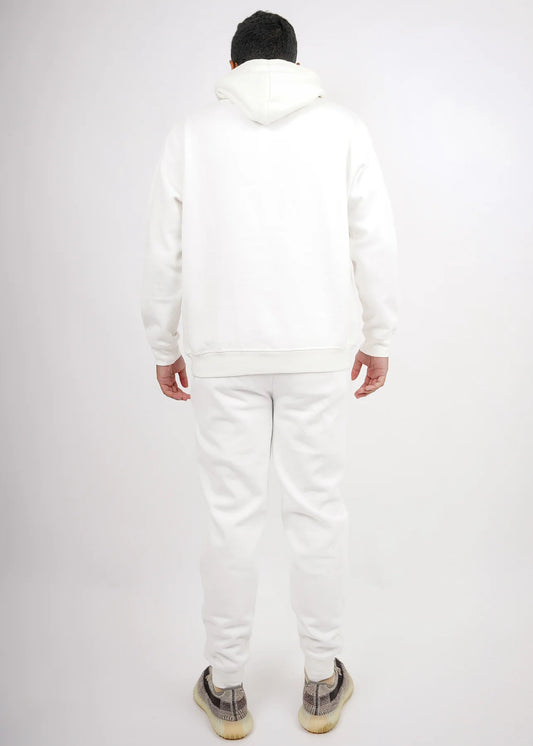 White Tight Fleece SweatSuit